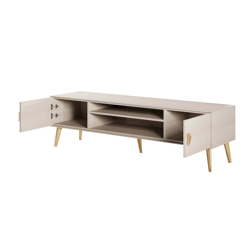 Meuble TV moderne Manhattan Comfort Haley 70.9 Mid-Century