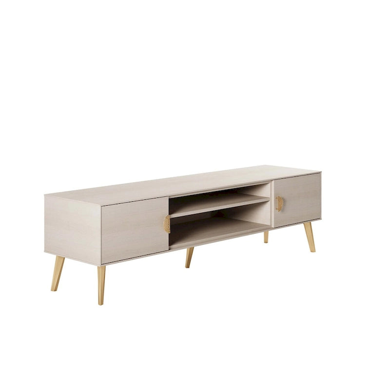 Meuble TV moderne Manhattan Comfort Haley 70.9 Mid-Century