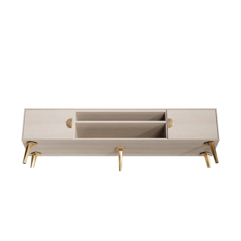 Meuble TV moderne Manhattan Comfort Haley 70.9 Mid-Century