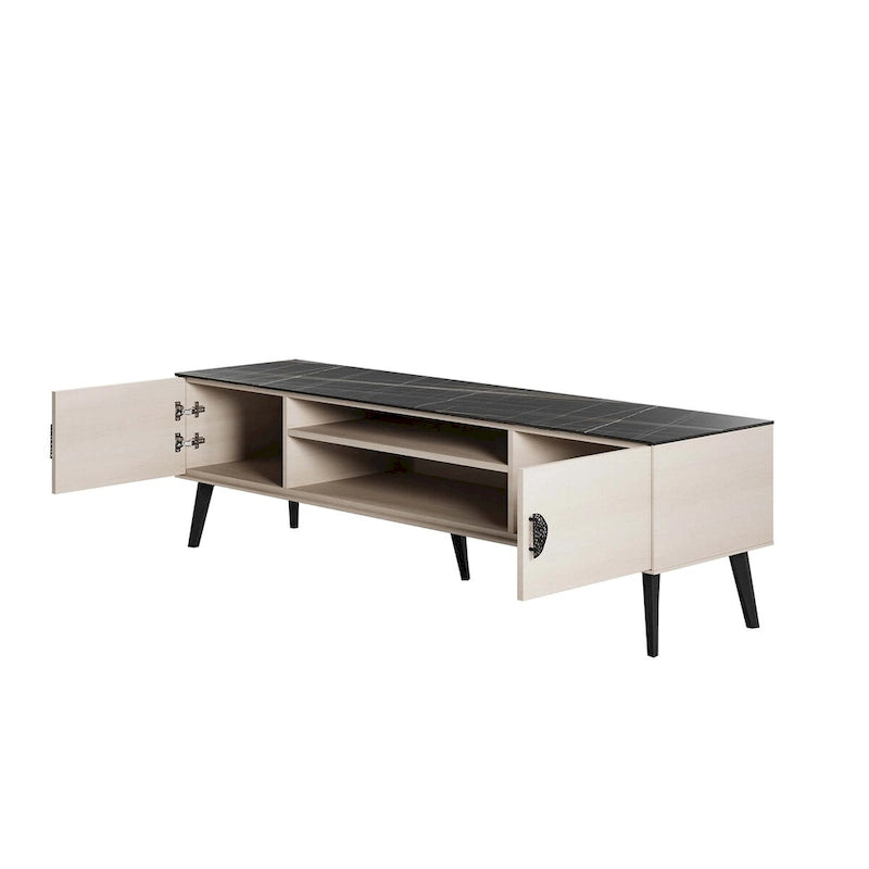 Meuble TV moderne Manhattan Comfort Haley 70.9 Mid-Century