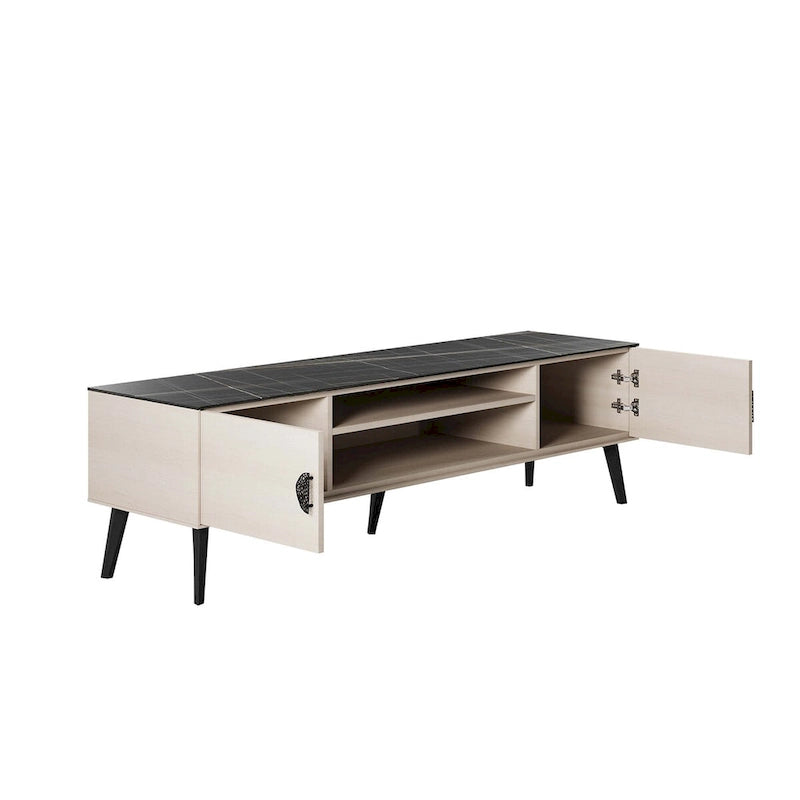 Meuble TV moderne Manhattan Comfort Haley 70.9 Mid-Century