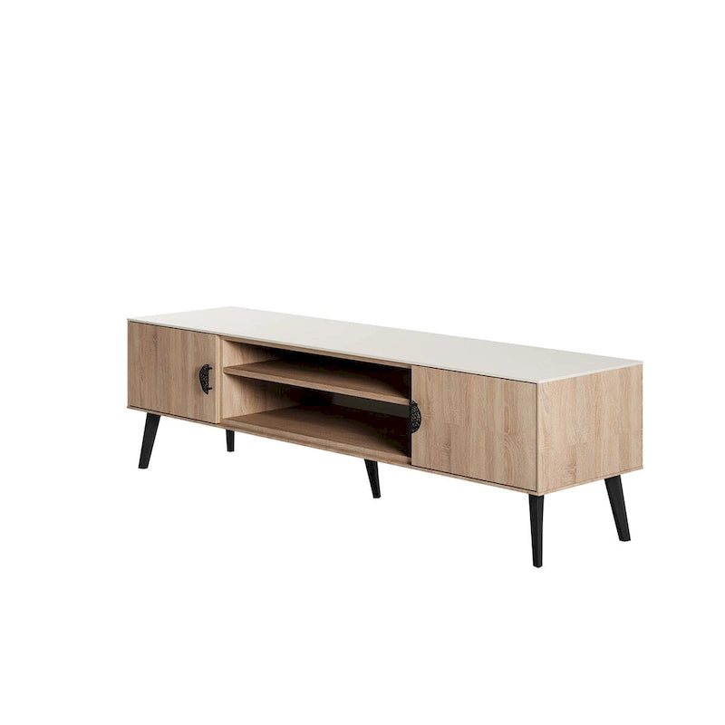 Meuble TV moderne Manhattan Comfort Haley 70.9 Mid-Century