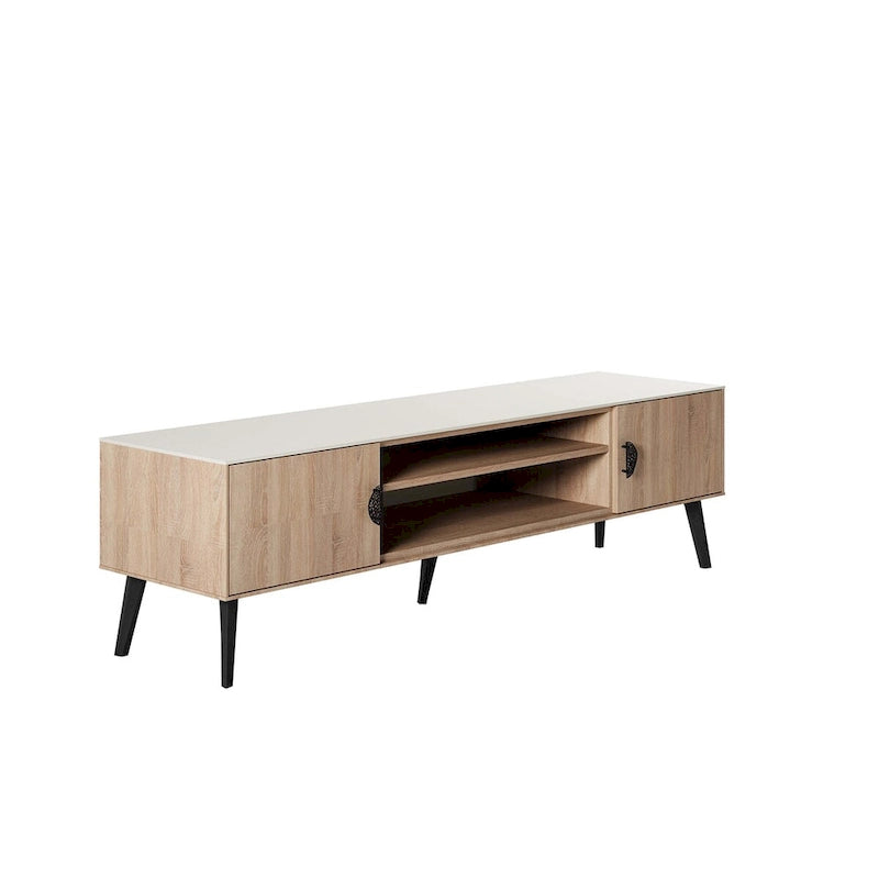 Meuble TV moderne Manhattan Comfort Haley 70.9 Mid-Century