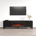 Meuble TV avec cheminée Rustico BL-01