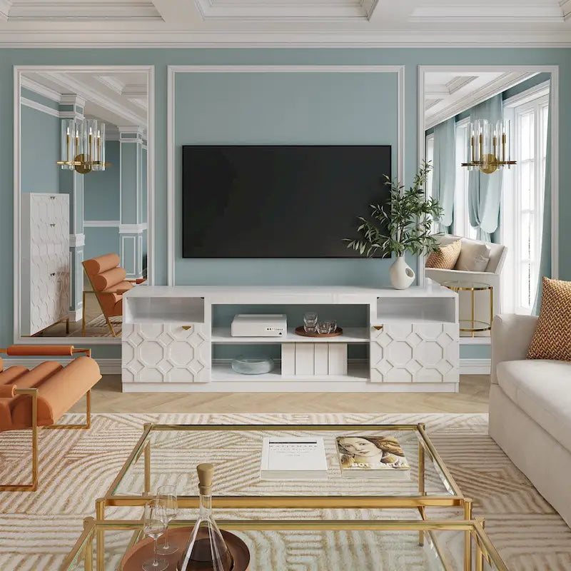 Meuble TV Clihome 70 pouces haute brillance
