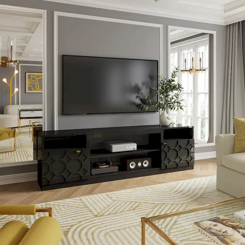 Meuble TV Clihome 70 pouces haute brillance