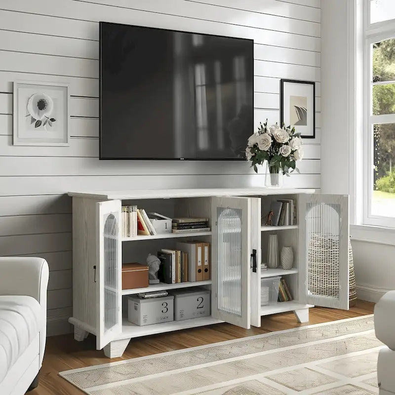 Meuble TV avec rangementspour téléviseurs jusqu'à 45 pouces - 45*26*16