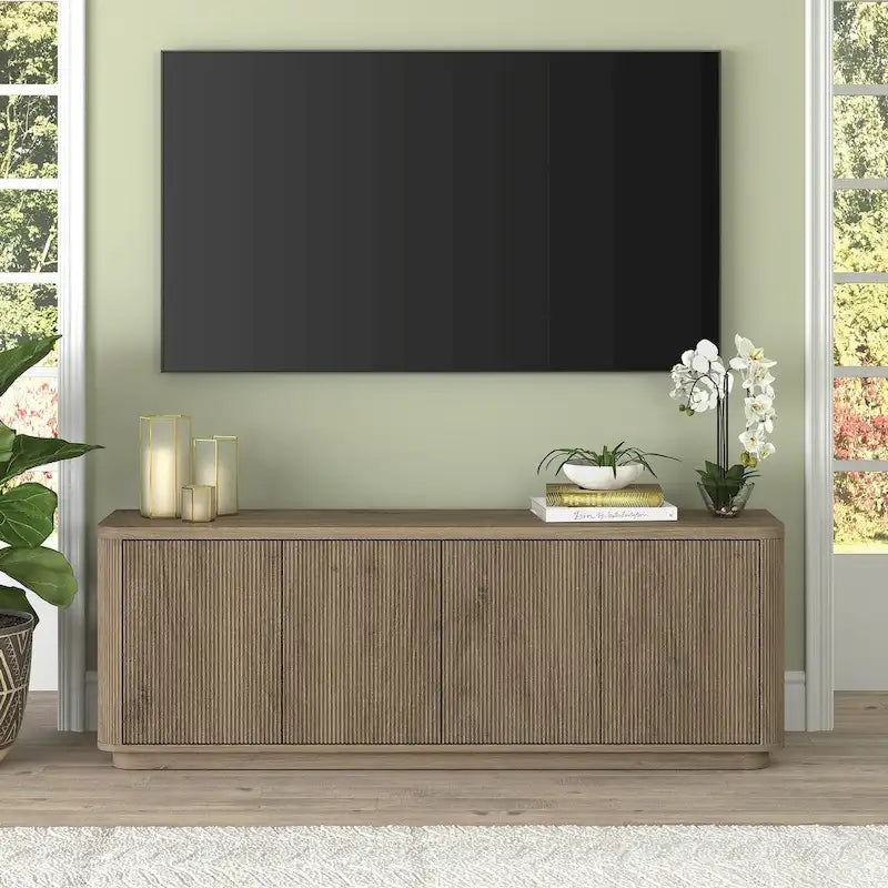 Meuble TV rectangulaire Easton pour téléviseurs jusqu'à 75" - 173 cm de large