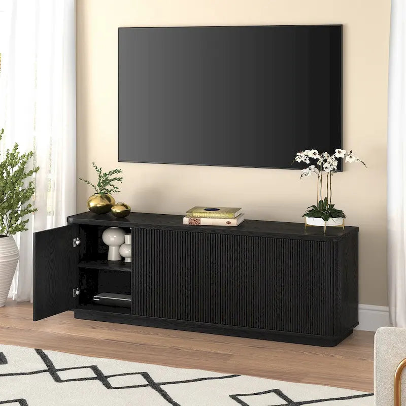 Meuble TV rectangulaire Easton pour téléviseurs jusqu'à 75" - 173 cm de large