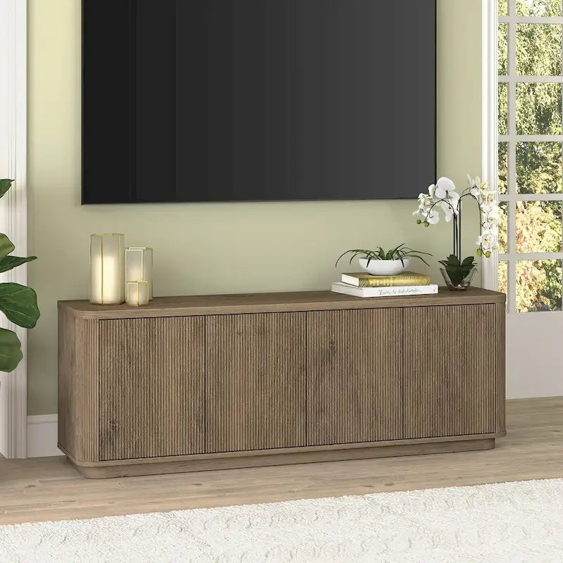 Meuble TV rectangulaire Easton pour téléviseurs jusqu'à 75" - 173 cm de large