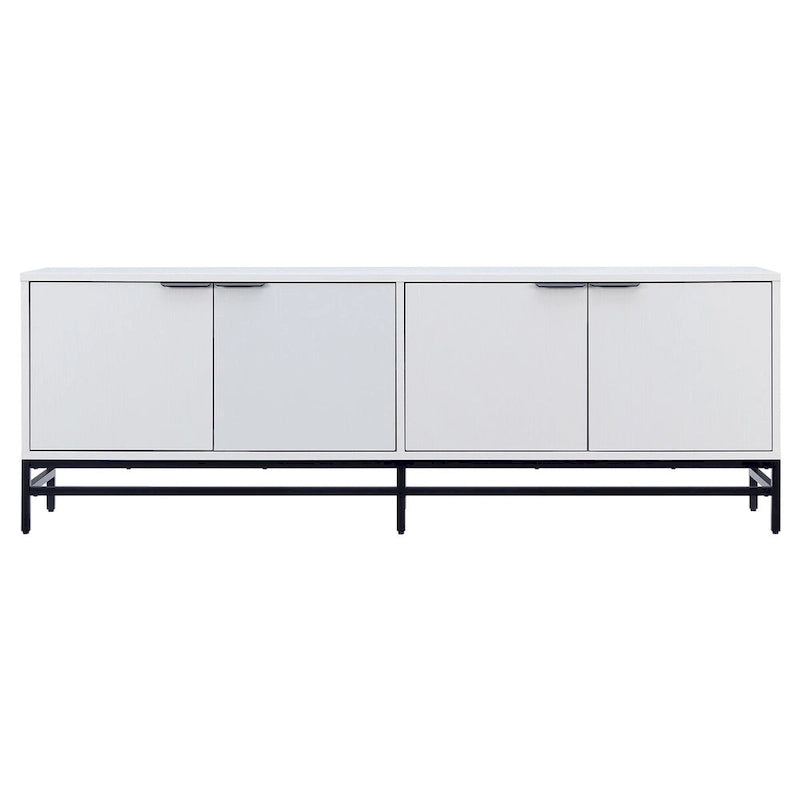 Meuble TV rectangulaire Campello pour téléviseurs jusqu'à 78 po - 70 de large