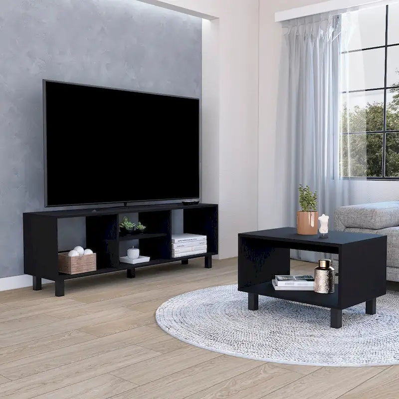 Ensemble 2 pièces de salon Eclipse avec meuble TV et table basse