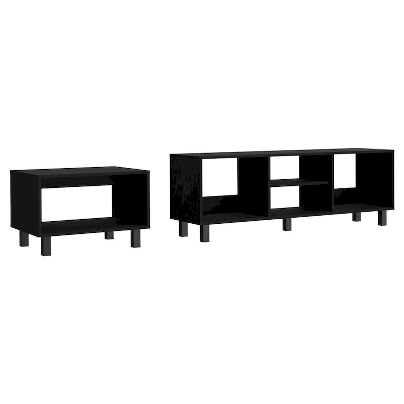 Ensemble 2 pièces de salon Eclipse avec meuble TV et table basse