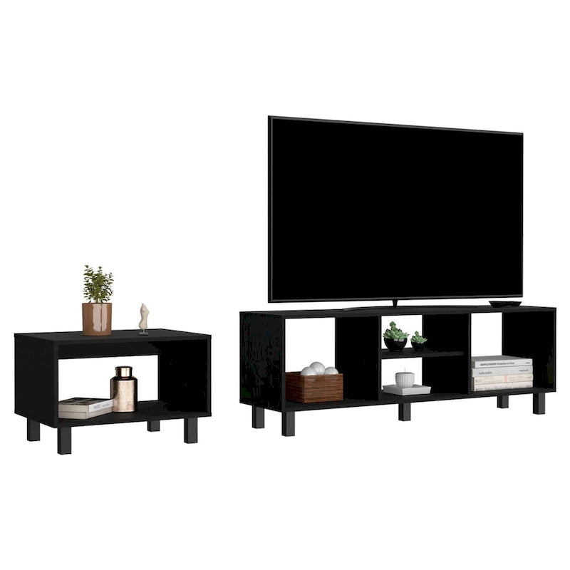 Ensemble 2 pièces de salon Eclipse avec meuble TV et table basse