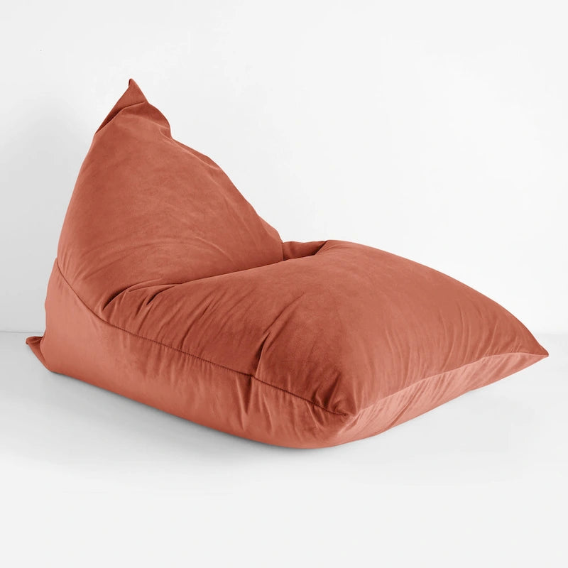 Pouf d'intérieur Sorra Home en velours uni