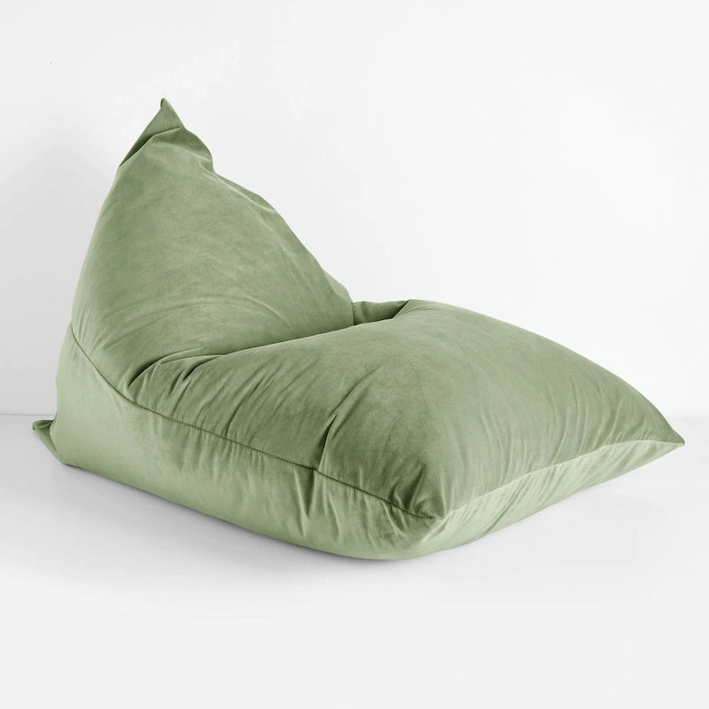 Pouf d'intérieur Sorra Home en velours uni