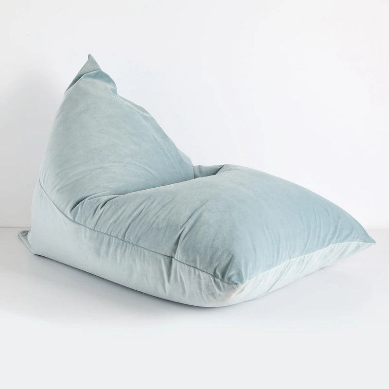 Pouf d'intérieur Sorra Home en velours uni