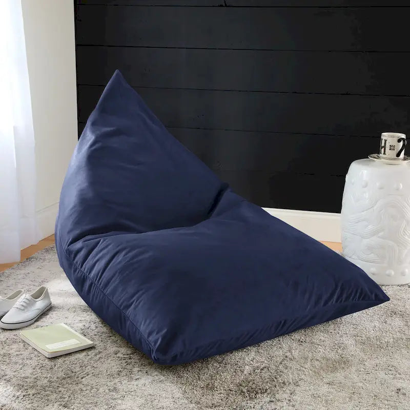 Pouf d'intérieur Sorra Home en velours uni