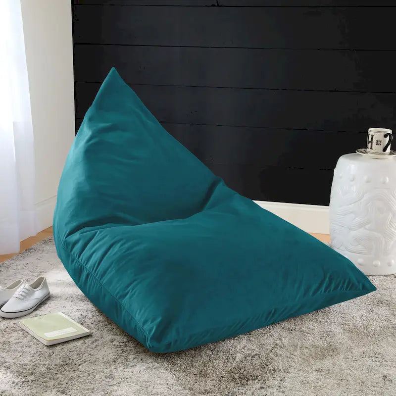 Pouf d'intérieur Sorra Home en velours uni