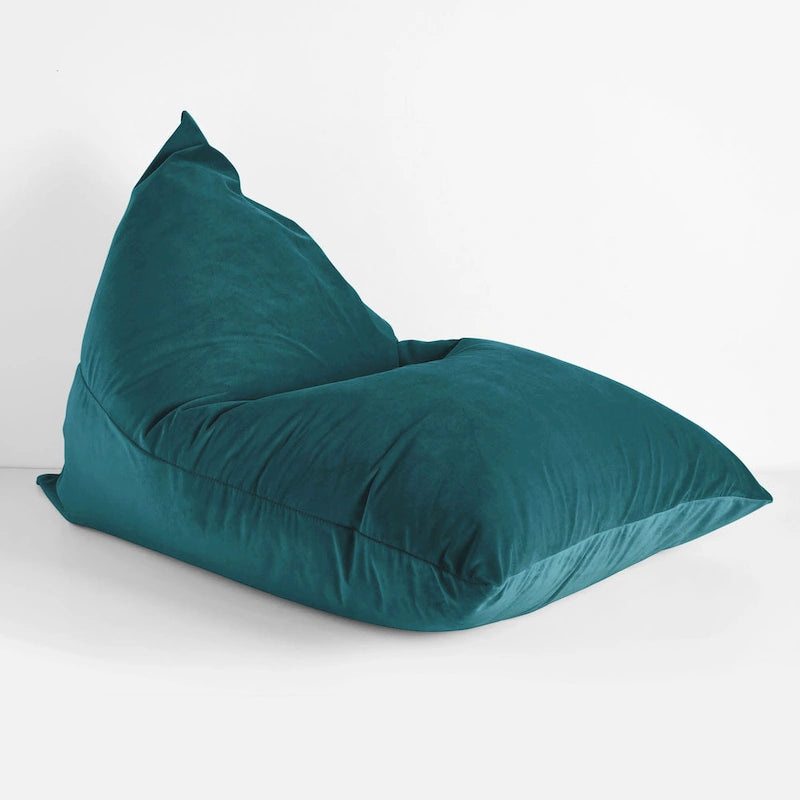 Pouf d'intérieur Sorra Home en velours uni