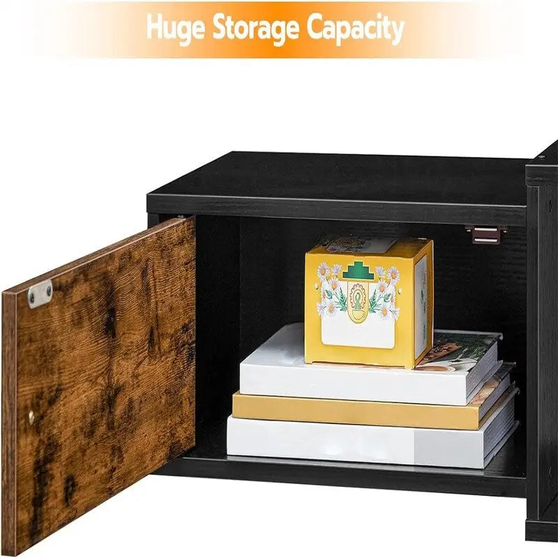Étagère Console Murale Moderne pour Média - 27,9P x 139,7L x 20,1H cm