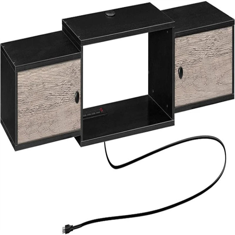 Étagère Console Murale Moderne pour Média - 27,9P x 139,7L x 20,1H cm