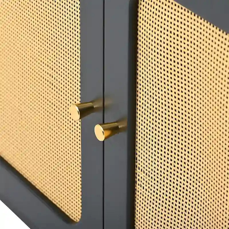 Meuble console média tissé Merax pour téléviseurs jusqu'à 70 pouces