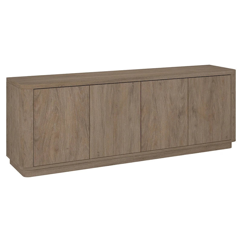 Meuble TV rectangulaire Plympton pour téléviseurs jusqu'à 75 po - 68 po de large
