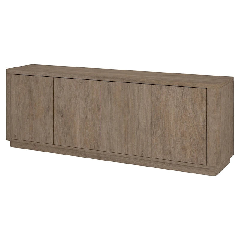 Meuble TV rectangulaire Plympton pour téléviseurs jusqu'à 75 po - 68 po de large