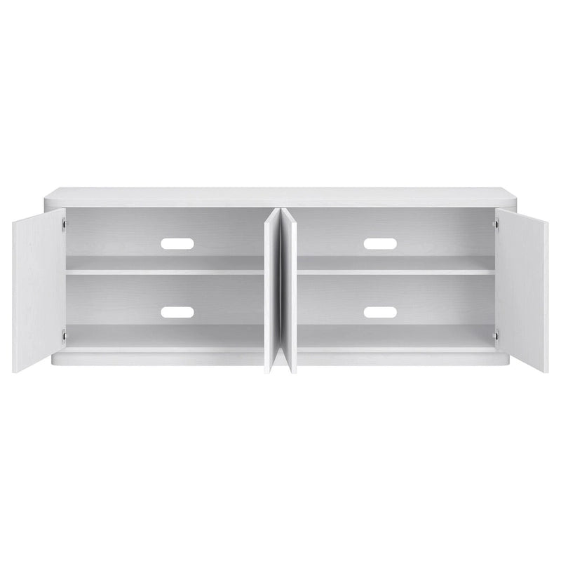 Meuble TV rectangulaire Plympton pour téléviseurs jusqu'à 75 po - 68 po de large