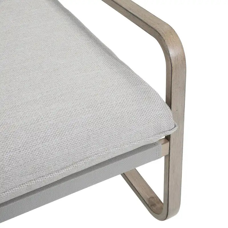 Fauteuil de club d'extérieur avec coussin pour usage intérieur/extérieur (1 pièce)