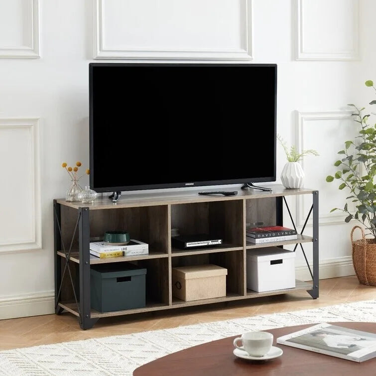 Meuble TV de console multimédia en bois Meuble de divertissement