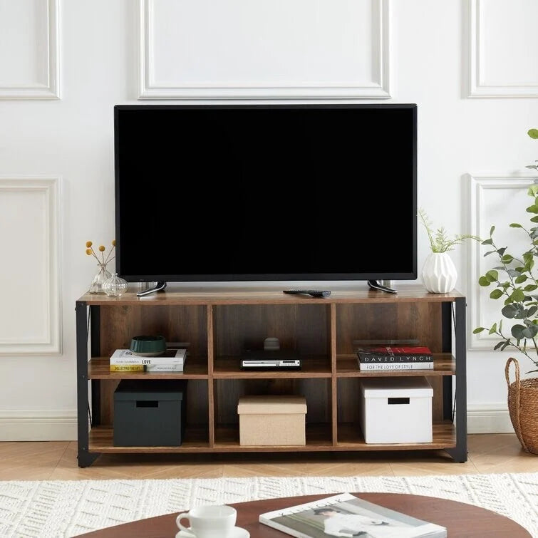 Meuble TV de console multimédia en bois Meuble de divertissement