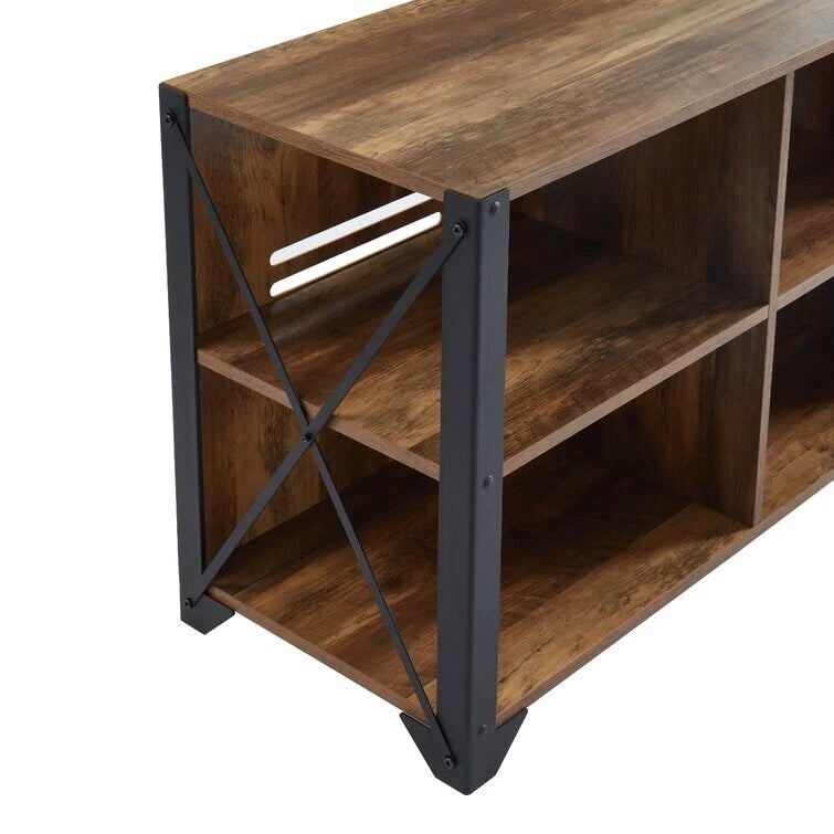 Meuble TV de console multimédia en bois Meuble de divertissement