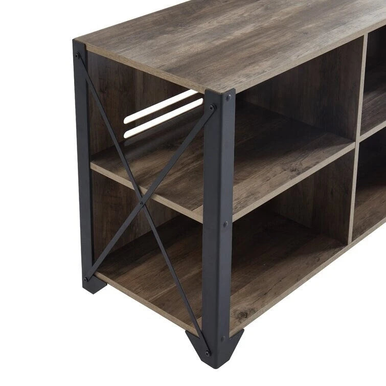 Meuble TV de console multimédia en bois Meuble de divertissement