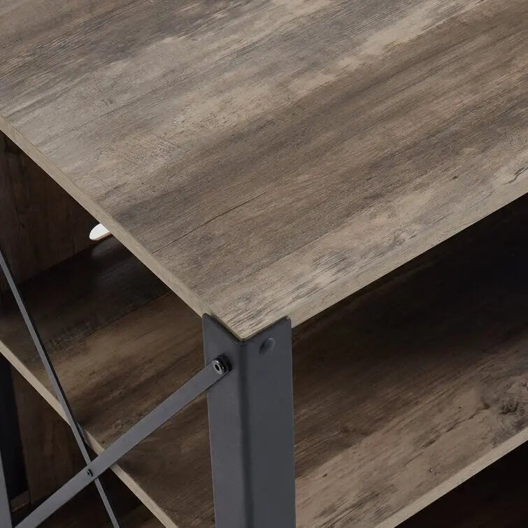 Meuble TV de console multimédia en bois Meuble de divertissement