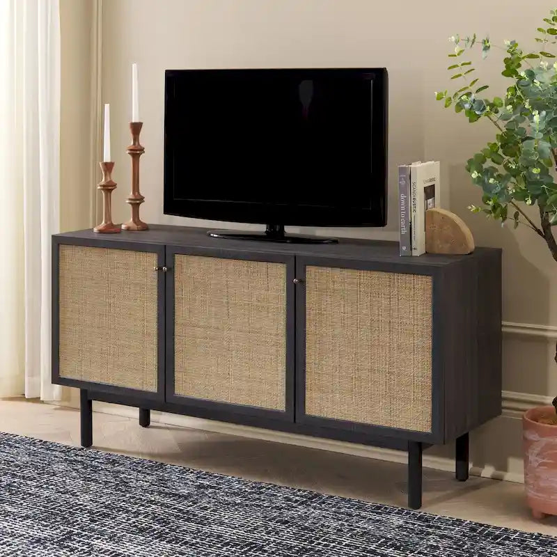 SAFAVIEH Home Aino, buffet/meuble TV à 3 portes - 54Wx19Px30H