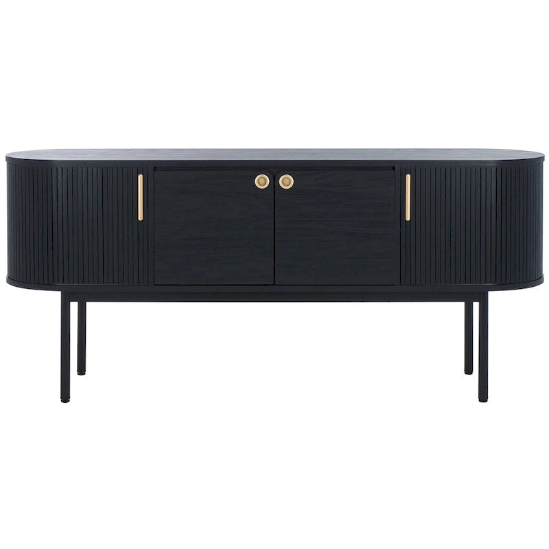 SAFAVIEH Home Shaelynn, buffet/meuble TV à 4 portes – 71 larg. x 18 prof. x 32 haut.