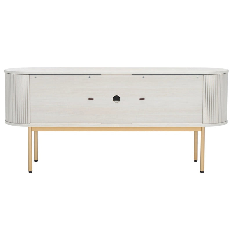SAFAVIEH Home Shaelynn, buffet/meuble TV à 4 portes – 71 larg. x 18 prof. x 32 haut.