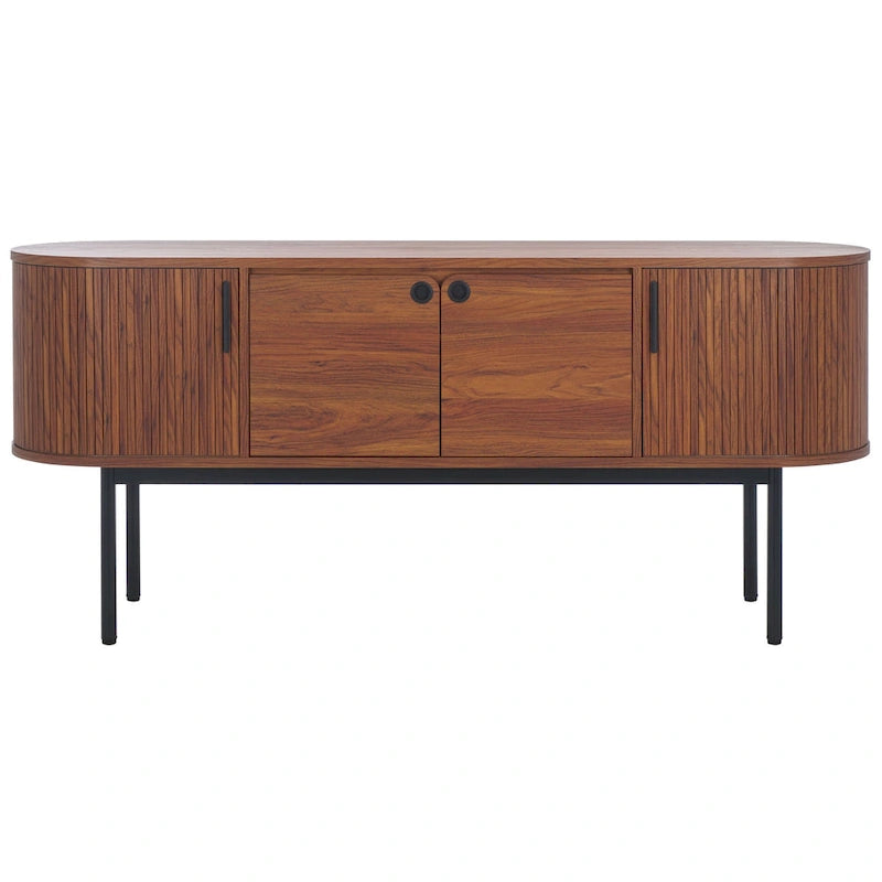 SAFAVIEH Home Shaelynn, buffet/meuble TV à 4 portes – 71 larg. x 18 prof. x 32 haut.