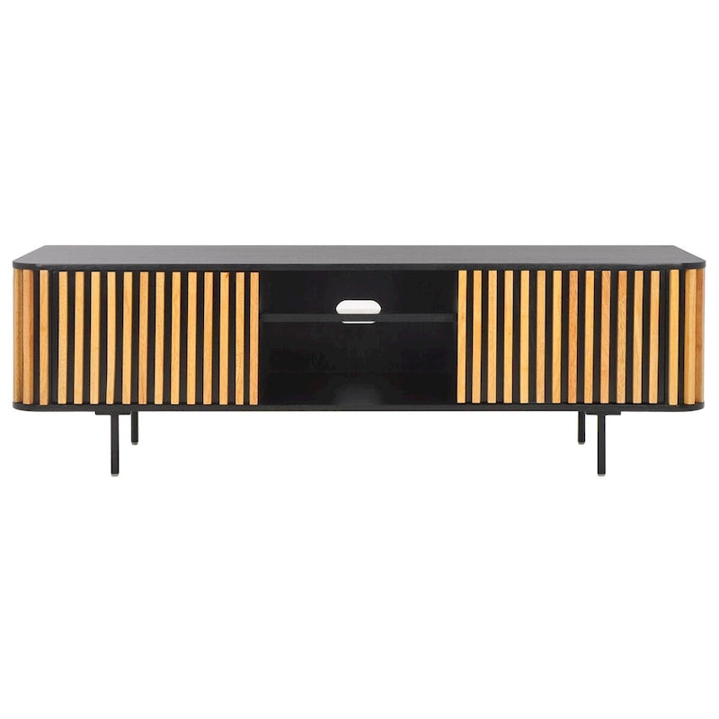 Meuble TV SAFAVIEH Home Anahi 2 portes 2 étagères - 54Lx17Px19H
