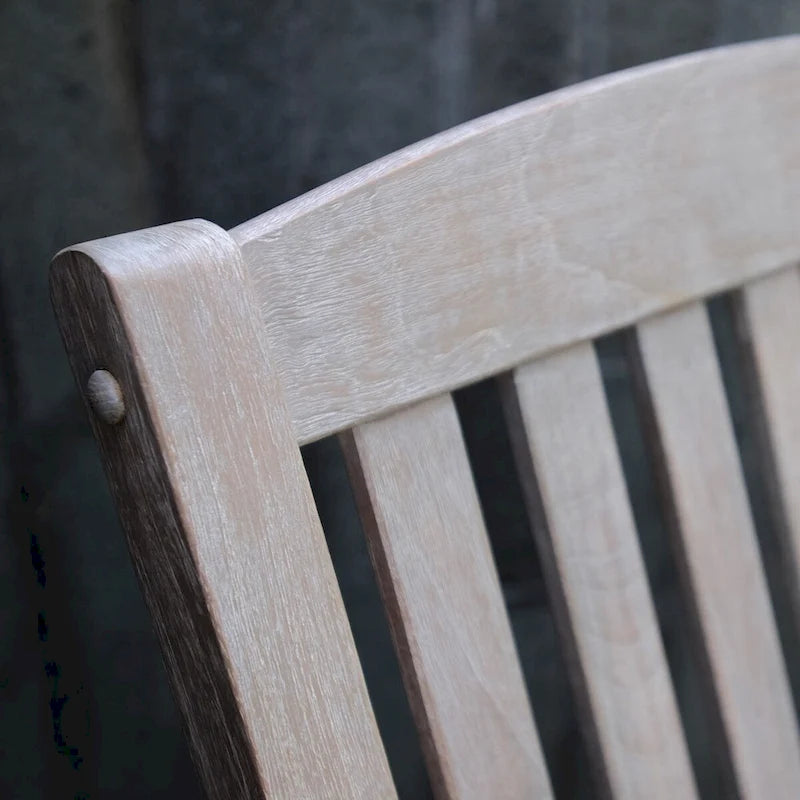 Fauteuil à bascule d'extérieur Cambridge Casual Boston en teck, 2 pièces