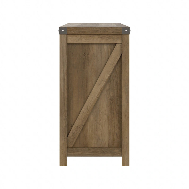 Meuble TV de ferme Cottage Grove 65W pour téléviseur de 75 pouces par Bush Furniture