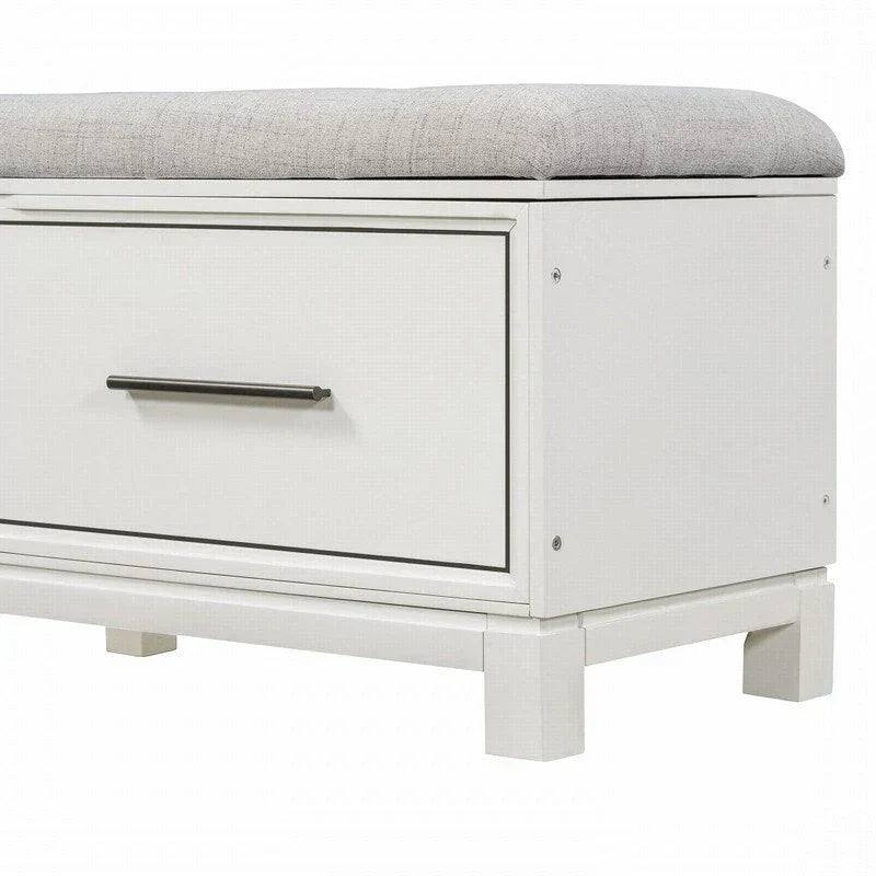 Banc à chaussures avec coussin amovible et rangement dissimulé pour l'entrée et le salon